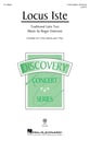 Locus Iste Three-Part Mixed choral sheet music cover